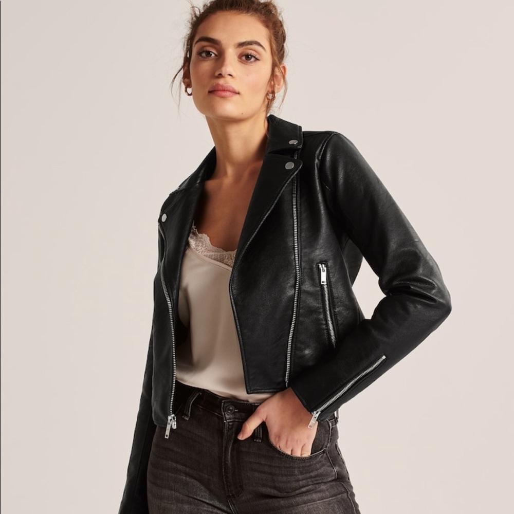 Faux leather Moto jacket